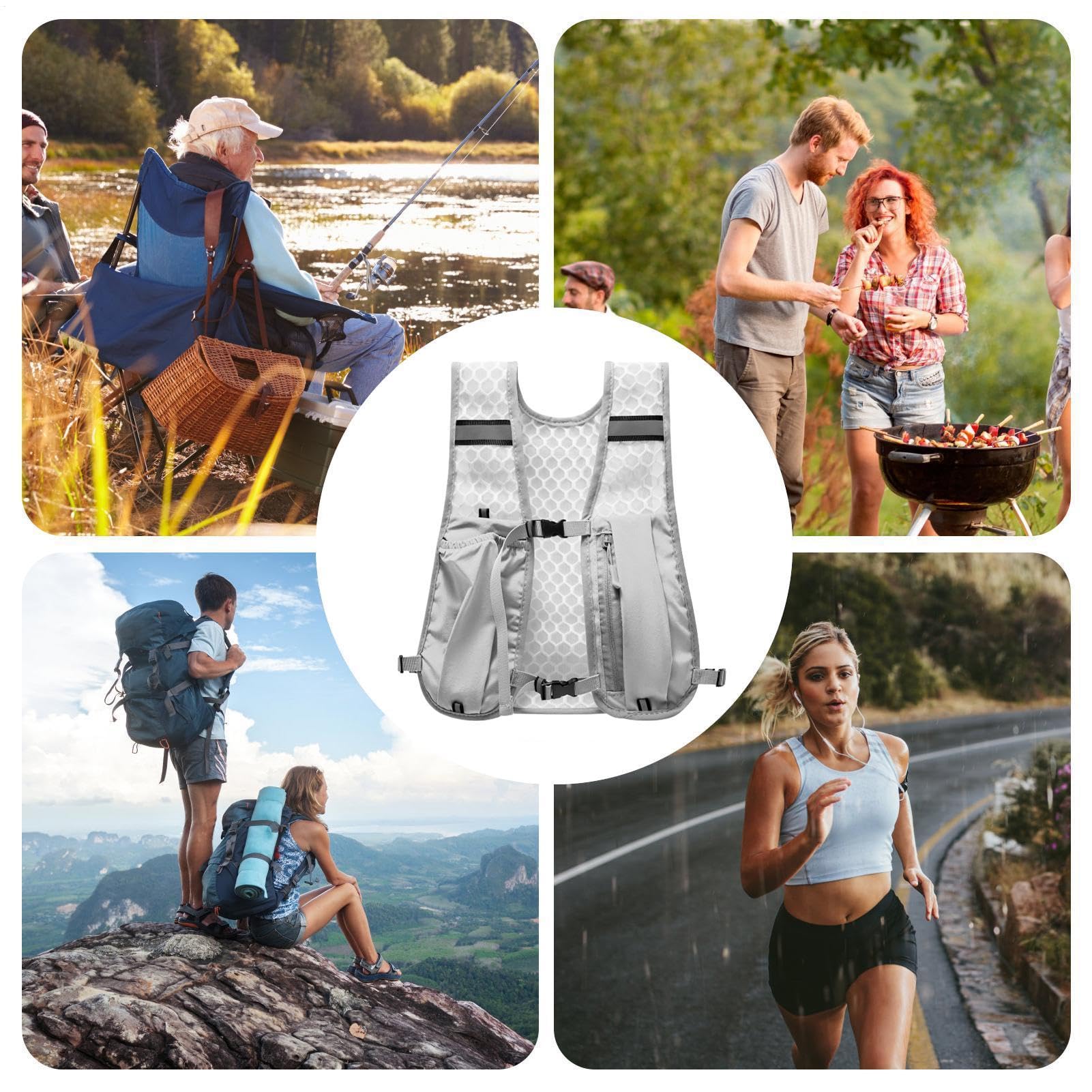 Amazon.co.jp: ランニング リュック - 水分補給ベスト | ク アウトドア